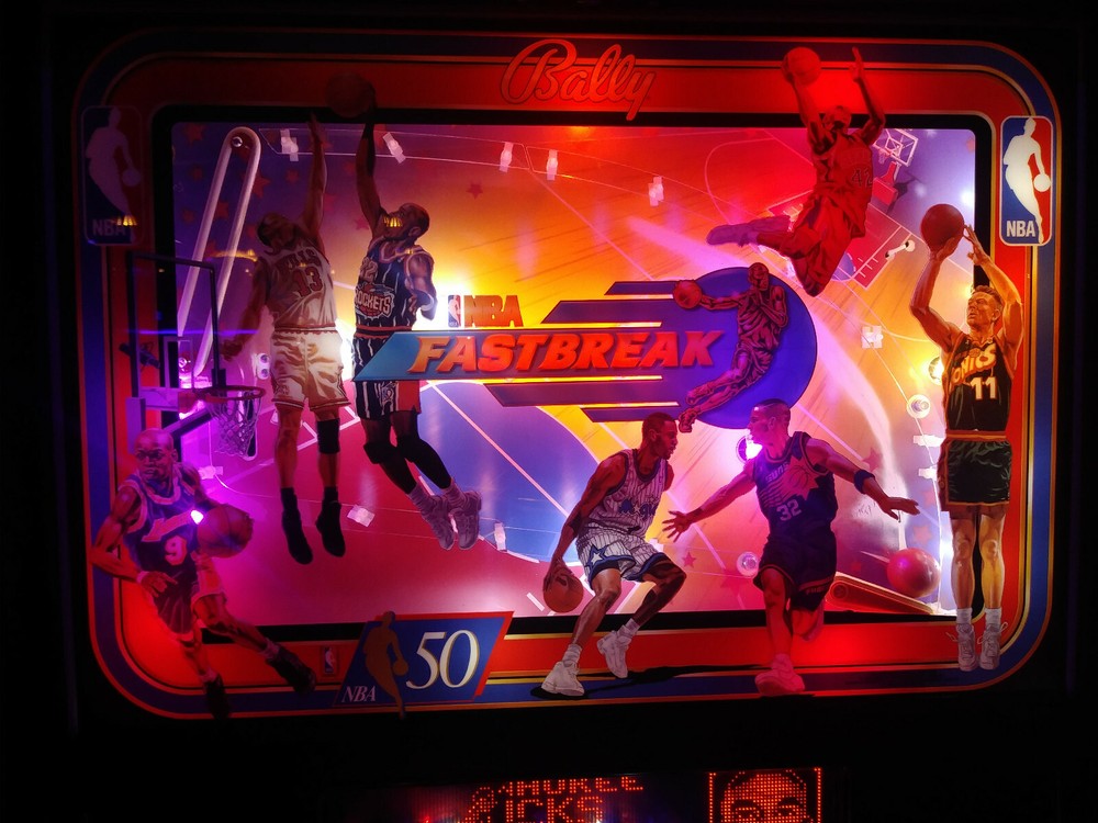 NBA FASTBREAK - NON GHOSTING Lighting Kit custom SUPER BRIGHT PINBALL LED KIT
