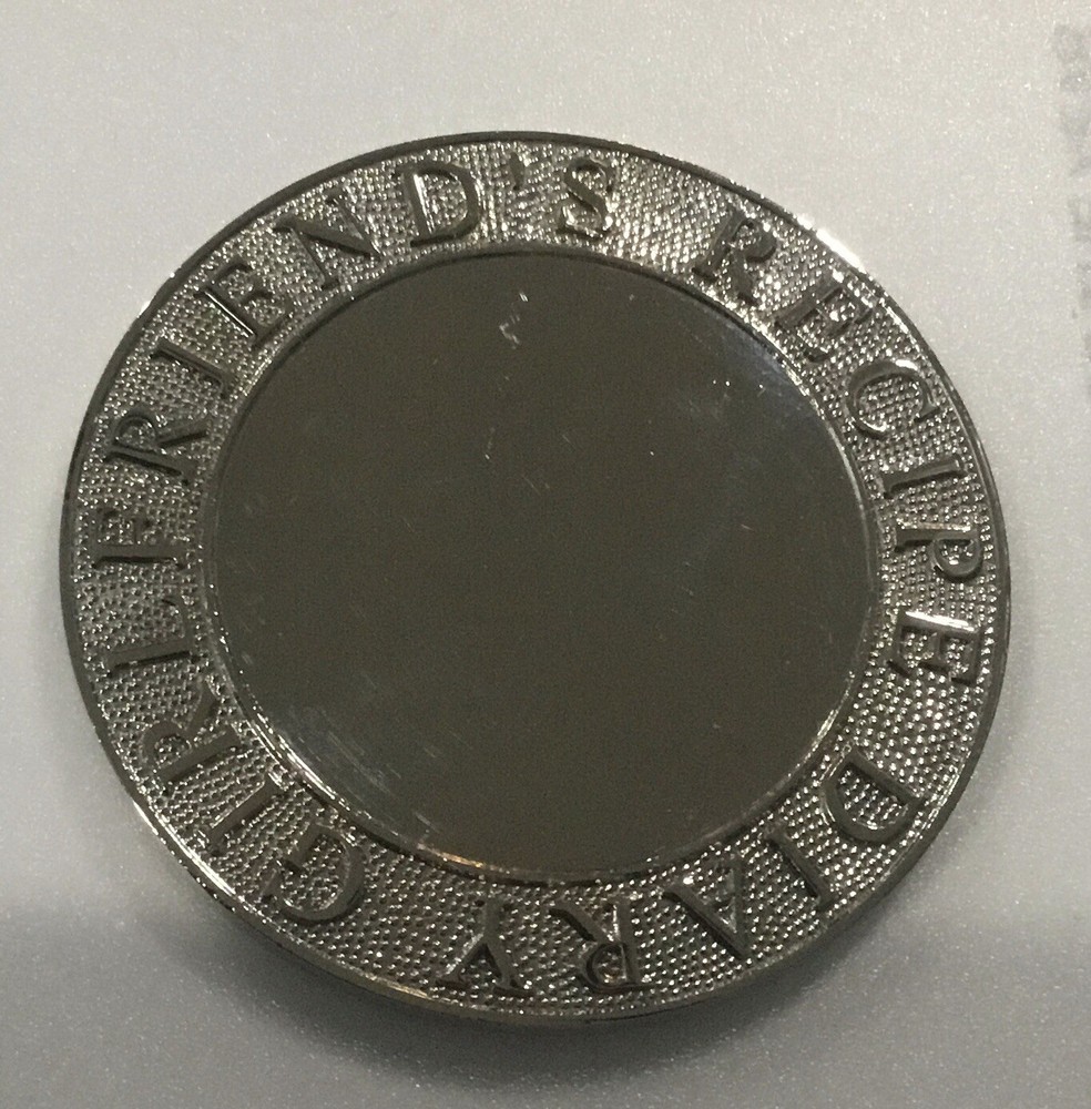Girlfriends Recipe Diary Coin Medal