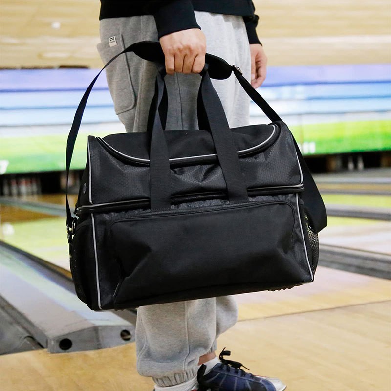 Flytricoz Multi Functional Large Capacity Double-layer Double Ball Bowling Bag