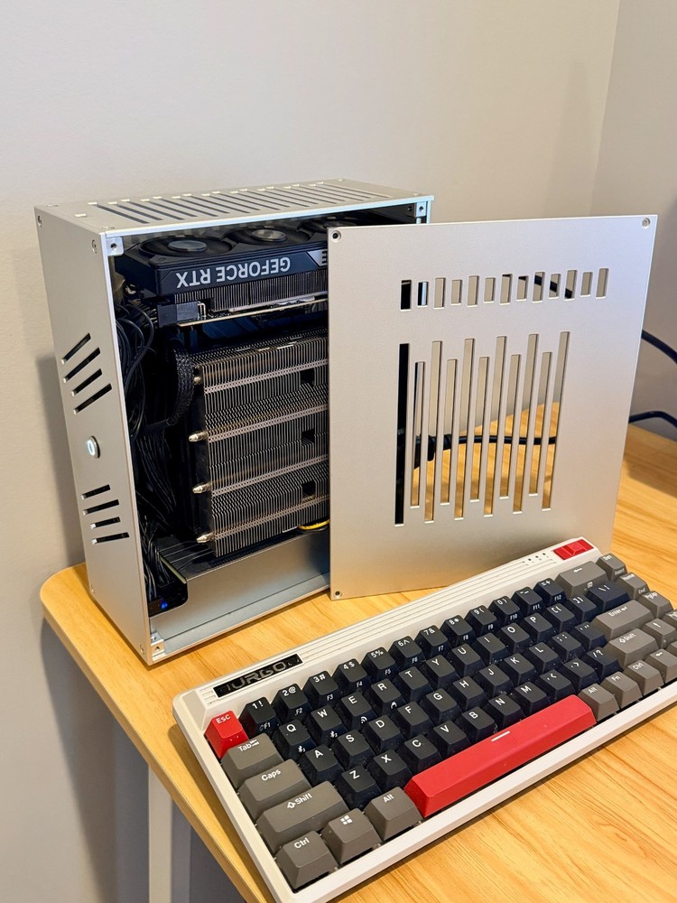Small Form Factor SFF PC Case - Vector Designs - The Industrial Mini ITX Gaming