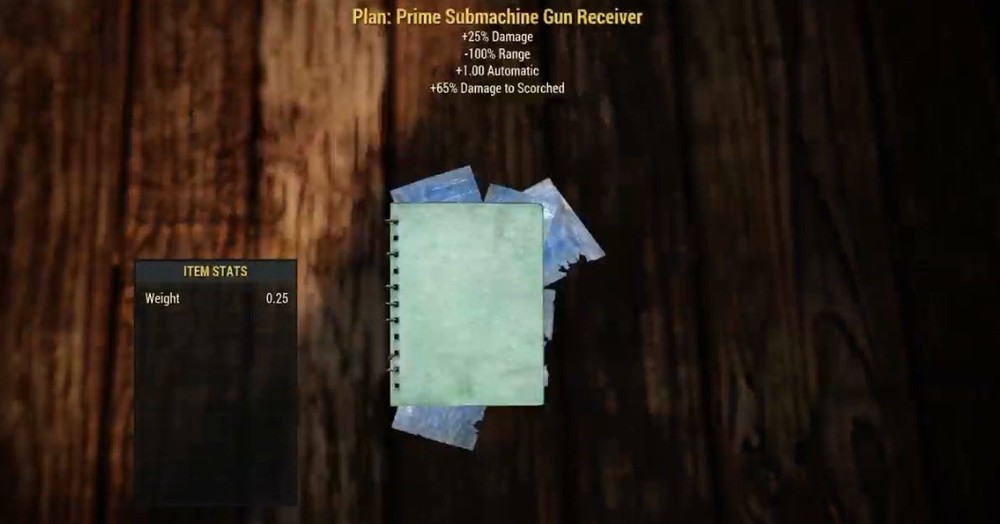 (Xbox) Prime Submachine Gun Receiver Plan
