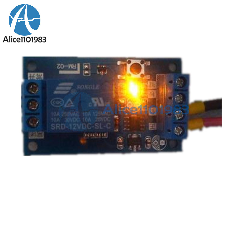 12V Bistable Bond Relay Car Stop Start Self-Locking Modification Switch Module