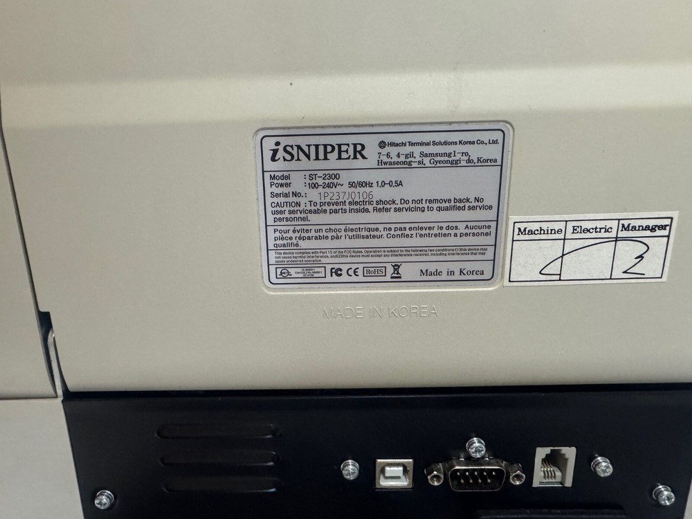 iSniper currency Discriminator counter used