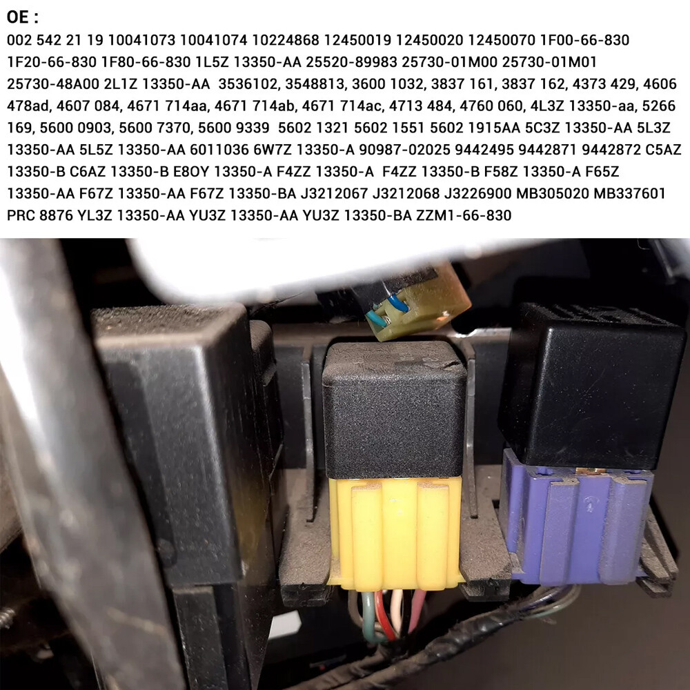 2PCS Black 5-Pin EP27 FL27 LED Flasher Relay Fix Turn Signal Hyper Flash Issue