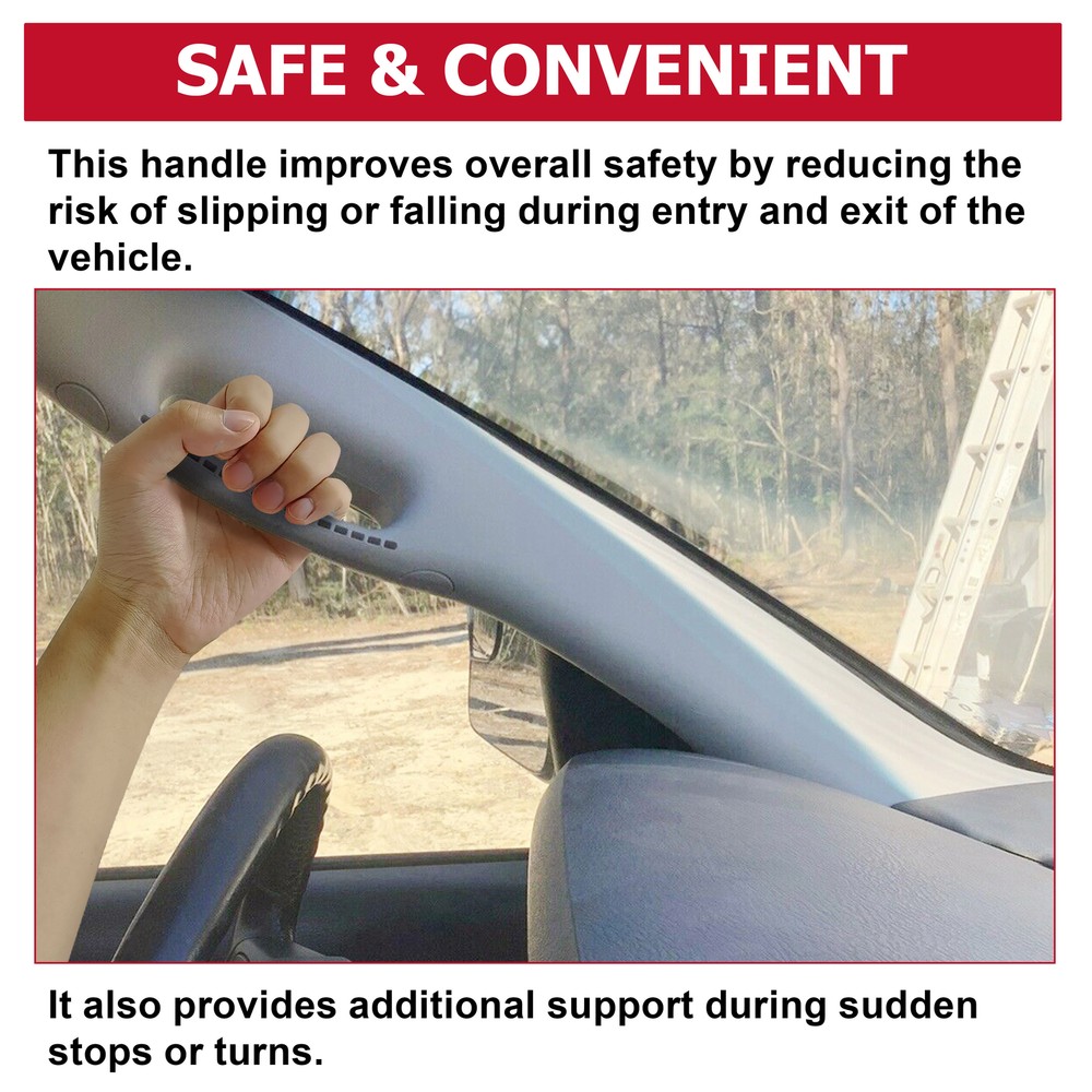 For 02-10 Dodge Ram Left Driver Pull Grab Handle A Pillar Windshield Post Trim