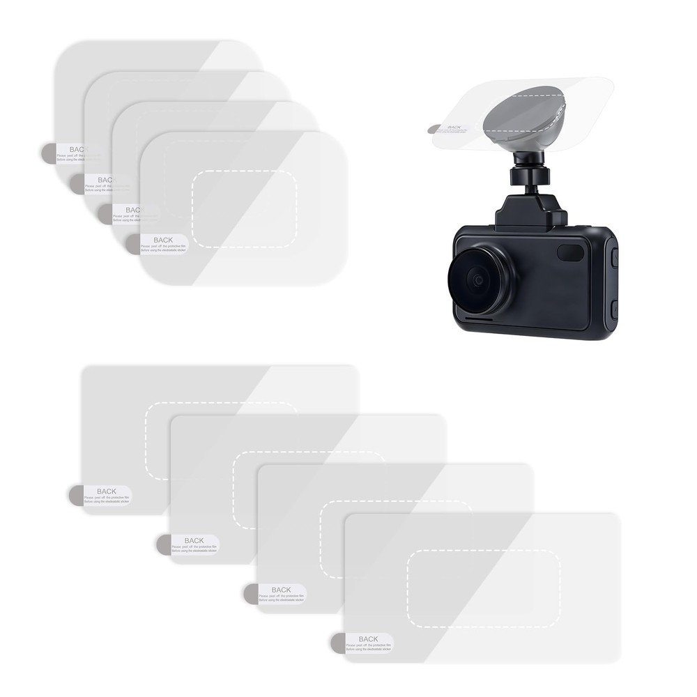 8 Pcs Windshield Electrostatic Sticker, Windshield Sticker Static Cling Windo...