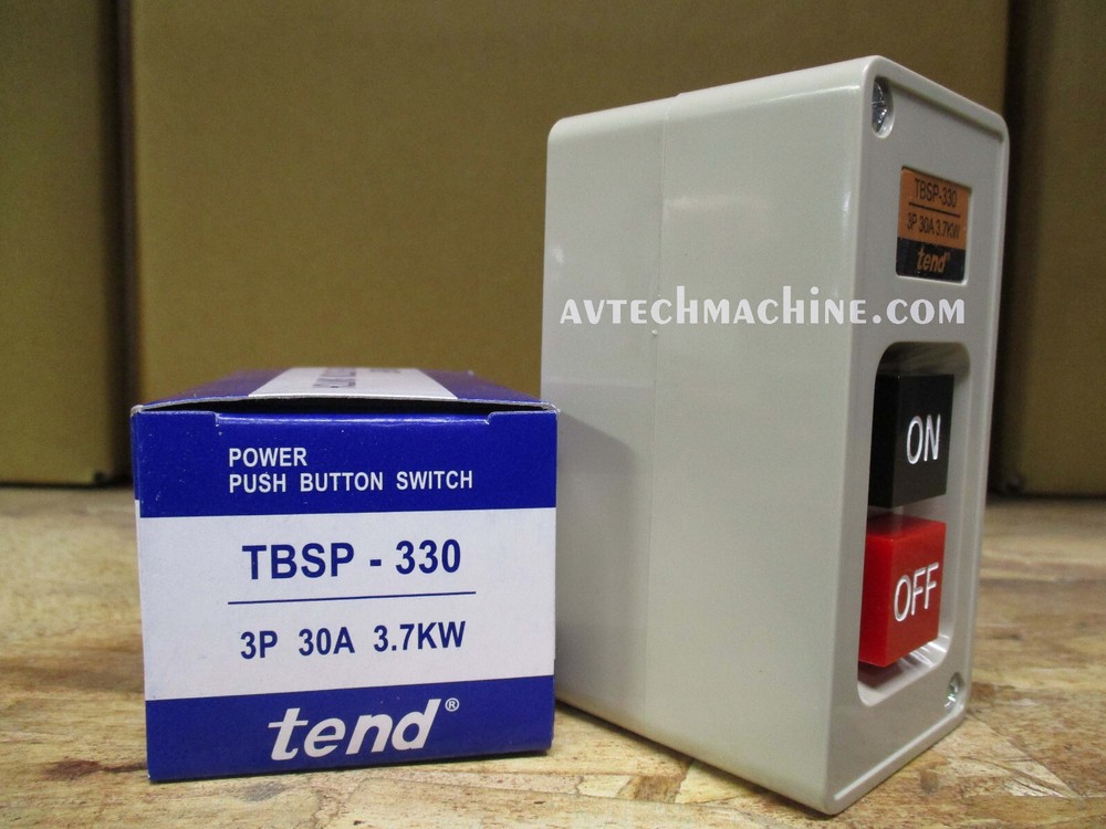 TBSP-330 Tend Push Button Switch 30A 3.7Kw