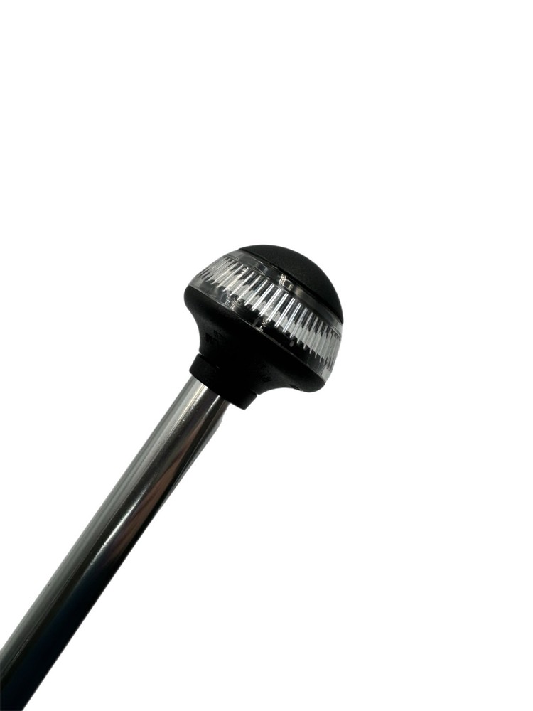 Attwood Fold Down Incandescent Curved All around Light with Zamak Base