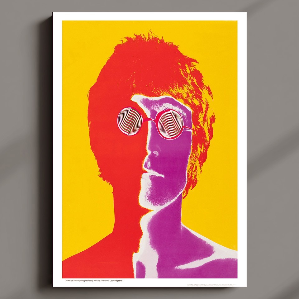 John Lennon - Psychedelic Poster Five Print - Posters or Three Frame Options