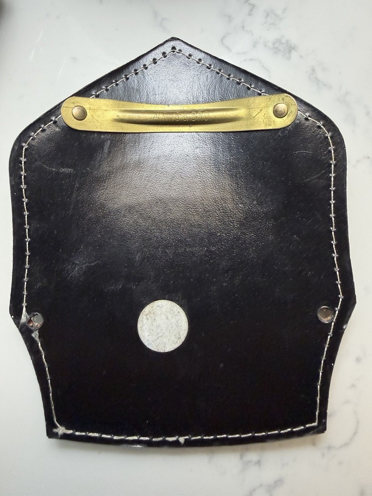 Leather Firefighter Helmet Shield SAFD - Firefighter.