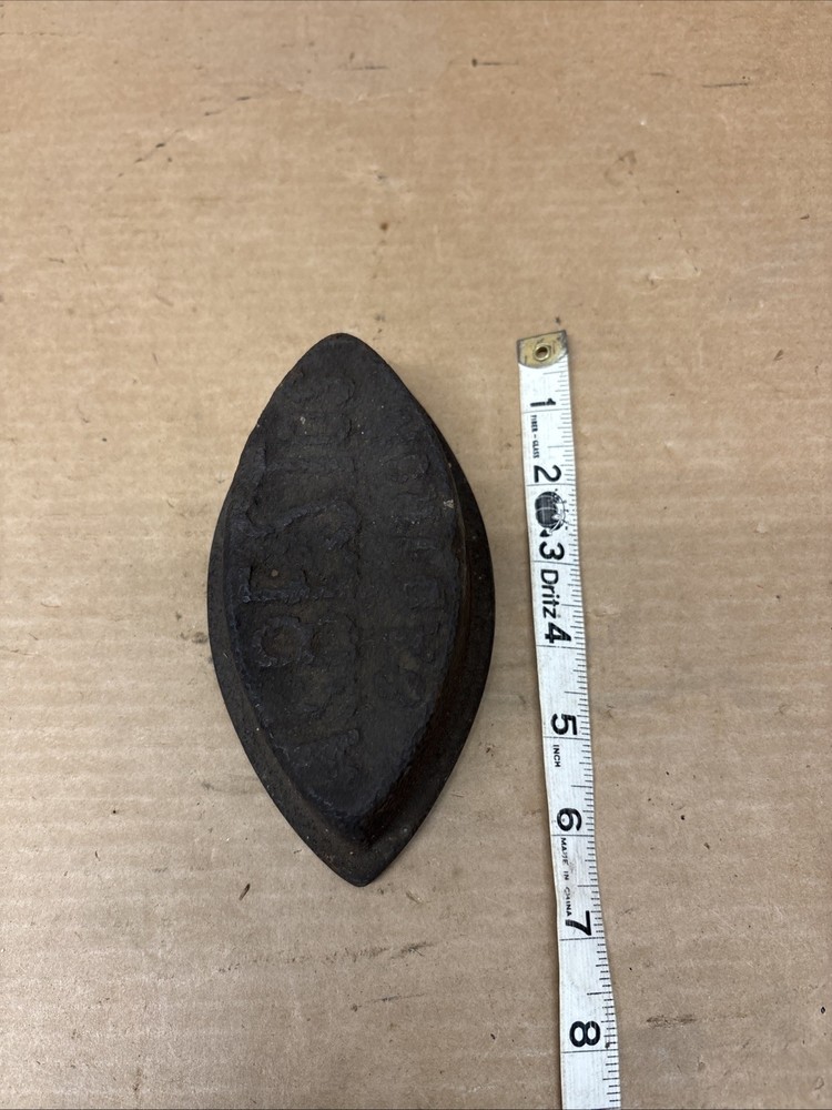 Vintage Asbestos Cast Iron Sad Iron