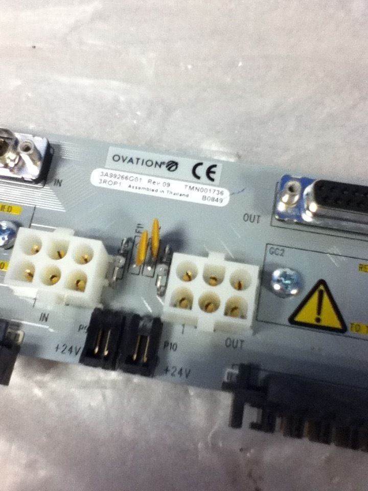 OVATION 3A99266G01 LOCAL I/O TRANSITION PANEL- NO BOX