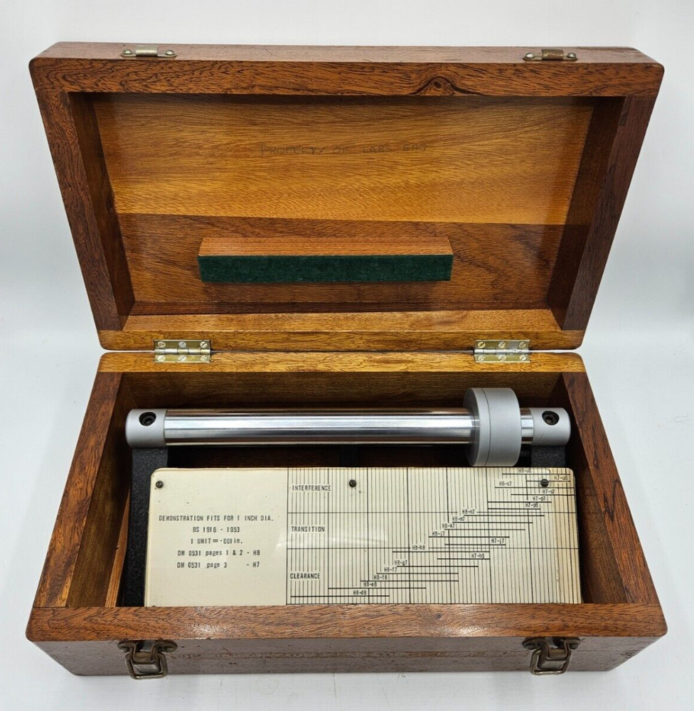 Matrix Fits & Limits Tool, Wood Box Coventry Gauge & Tool Co.  Great Britain