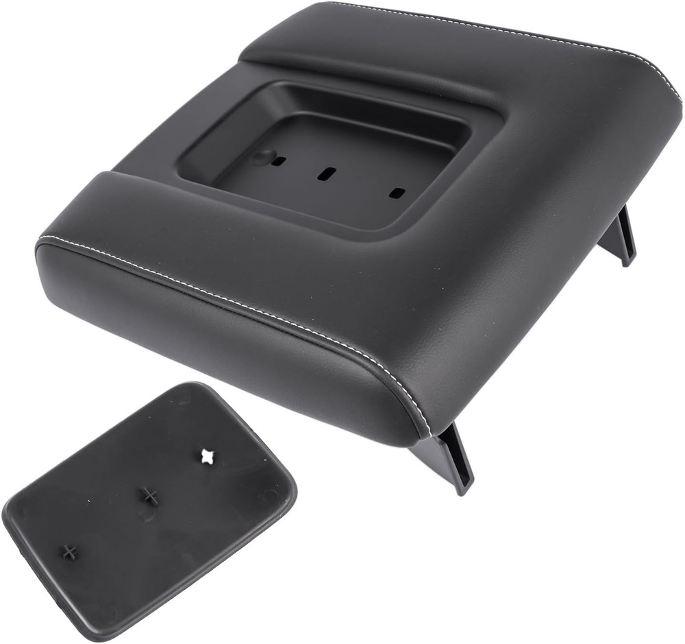 Middle Seat Black Console Armrest Lid Replacement for Chevy Silverado 1500 2500