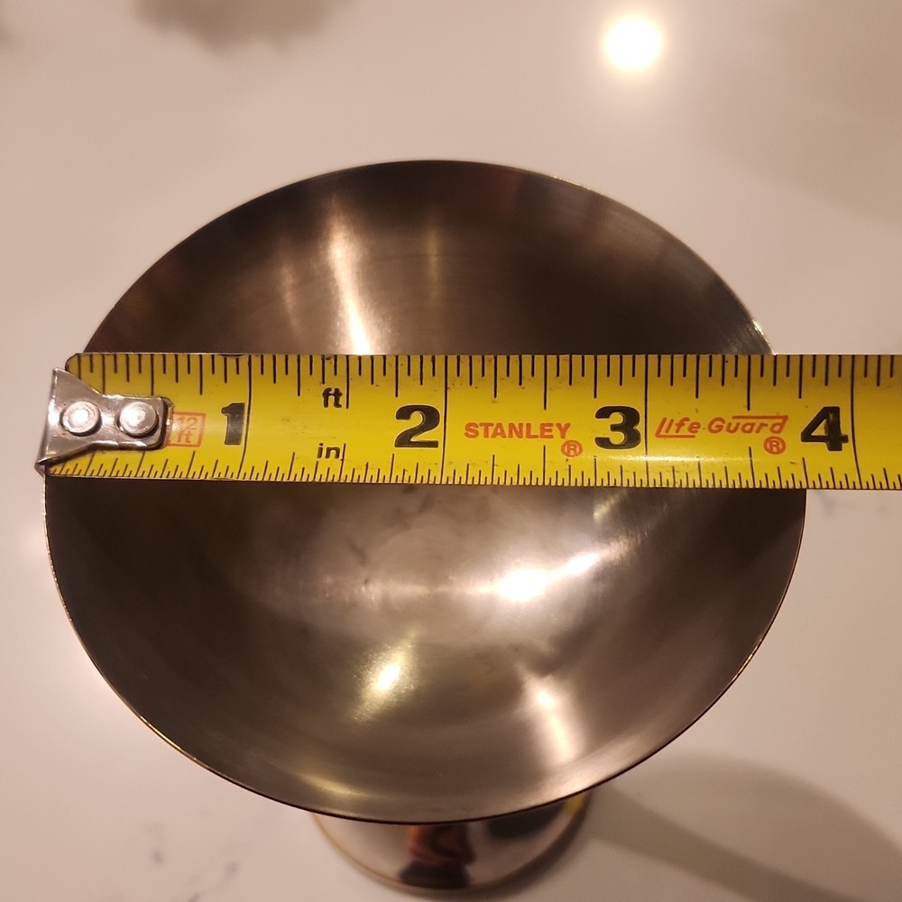 Silver-Plated Goblet Cup Approx. 4.5" Tall 3.75" Diameter Gorham Silver plated