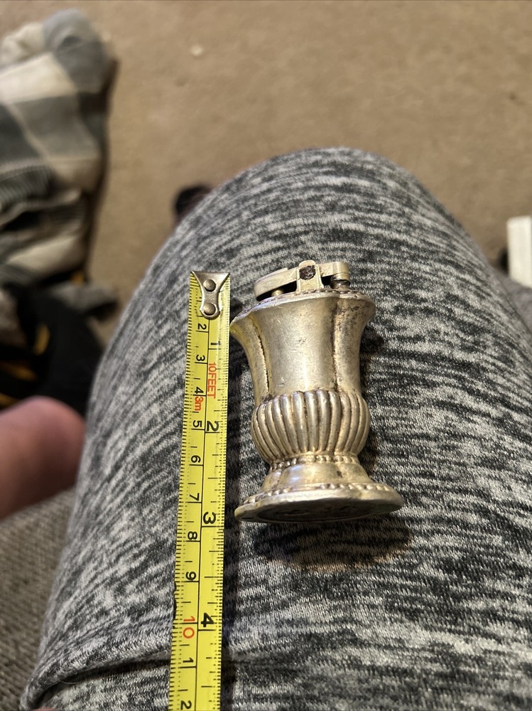 Vintage c.1930s Ronson Mayfair Silver Plated Table Lighter