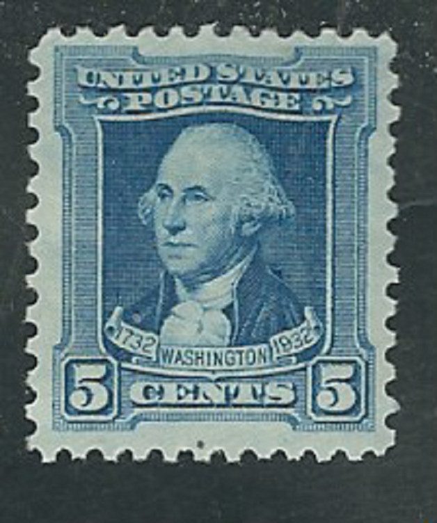 #710...5 Cent...Washington...2 Stamps...Mint Hinged,