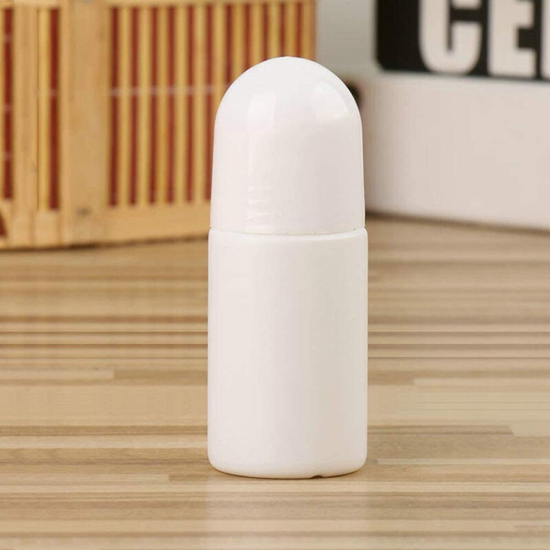 3 Pcs Refillable Roll On Bottles Empty Plastic Rollerball Bottles Dispenser 50ML