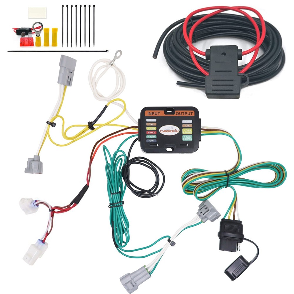 For Toyota Tacoma 2016-2023 4-Way Flat Trailer Wiring Harness Tail T-connector