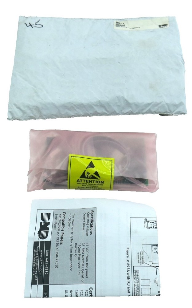 DMP 893A SECURITY FIRE ALARM SYSTEM DUAL PHONE LINE MODULE NEW