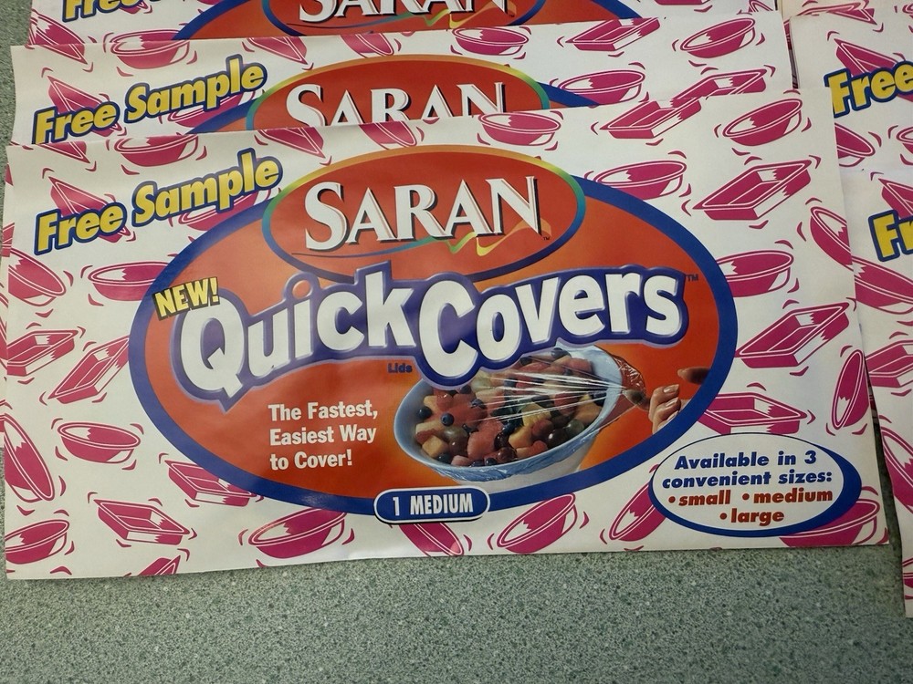 40 Saran Wrap “Quick Cover” Single Packs - Size Medium