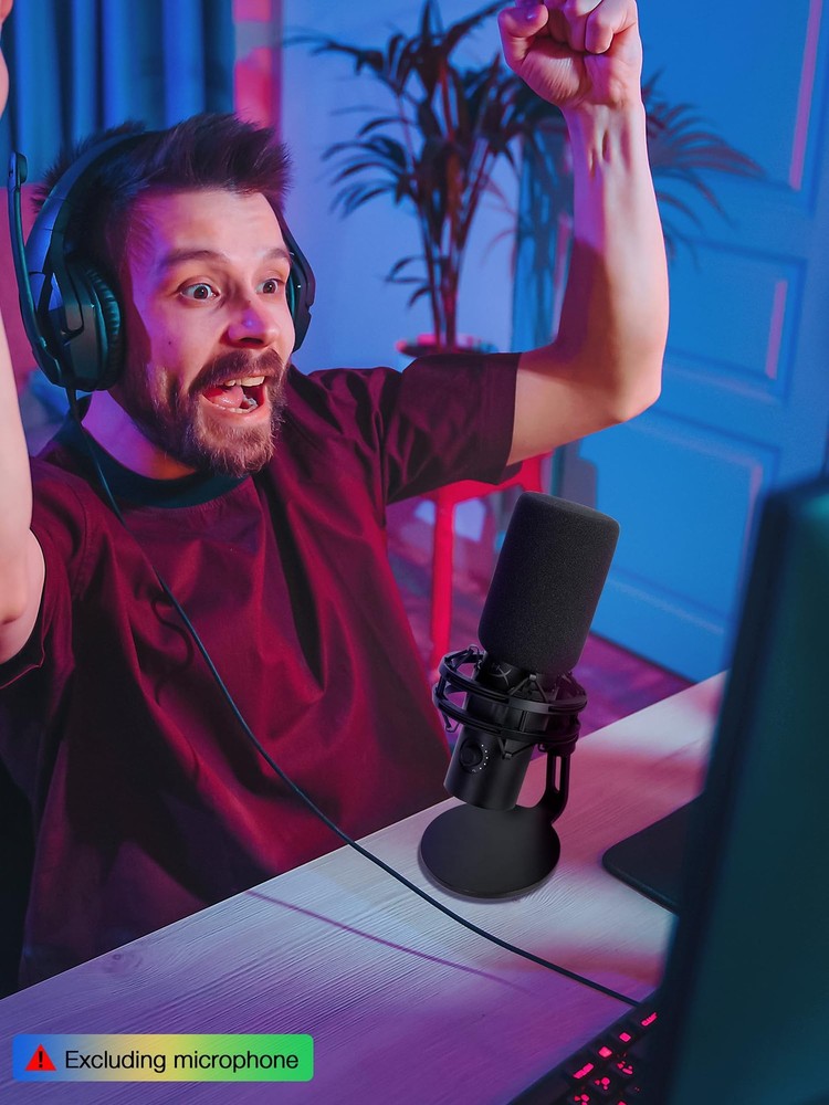 QuadCast 2 Pop Filter Windscreen Compatible with HyperX QuadCast 2 Microphone...