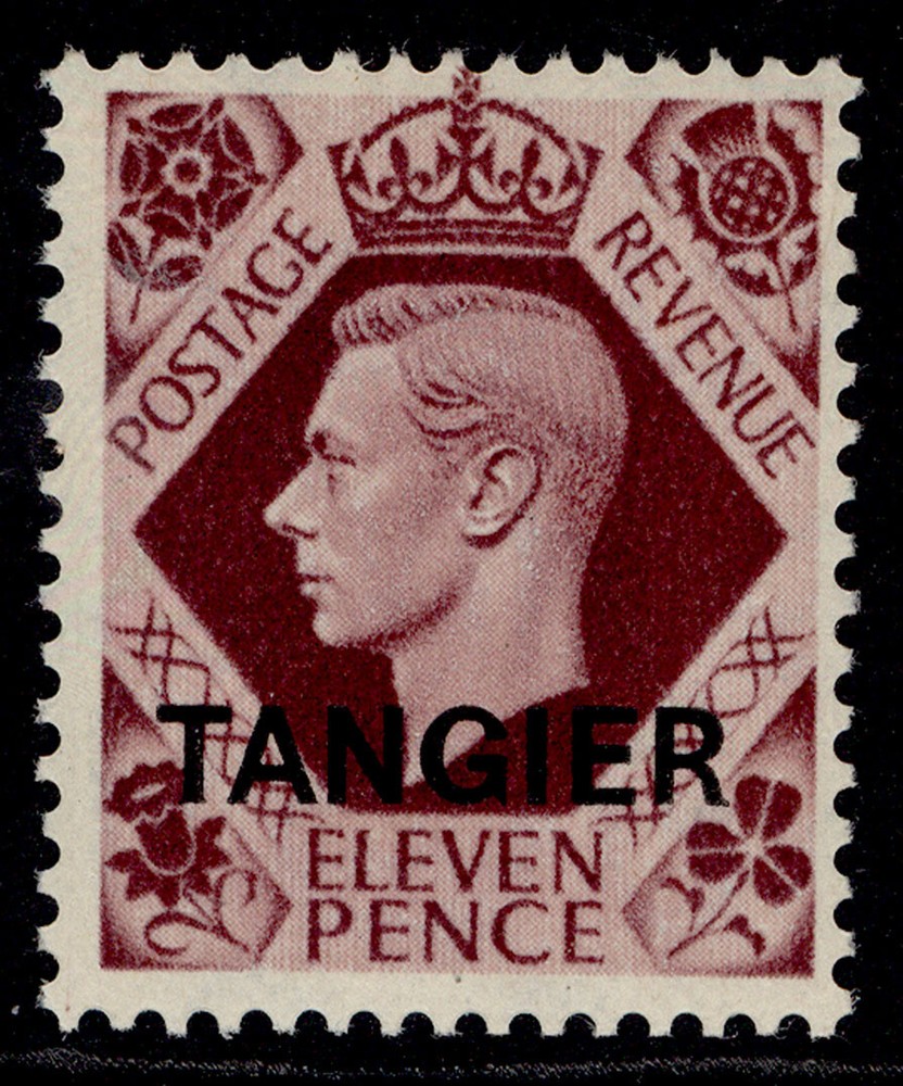 MOROCCO AGENCIES GVI SG271, 11d plum, NH MINT.