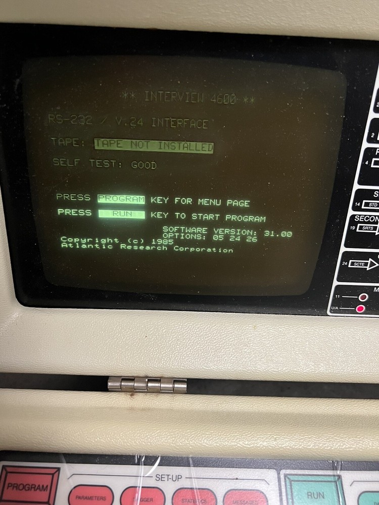VINTAGE ARC Interview 4600 INT-895-15 Data Protocol Analyzer