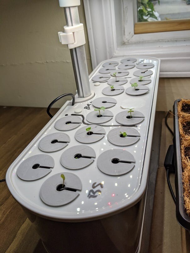 Flexible Aerogarden Seed Starter Tray Covers Keeps Algae Down Reusable