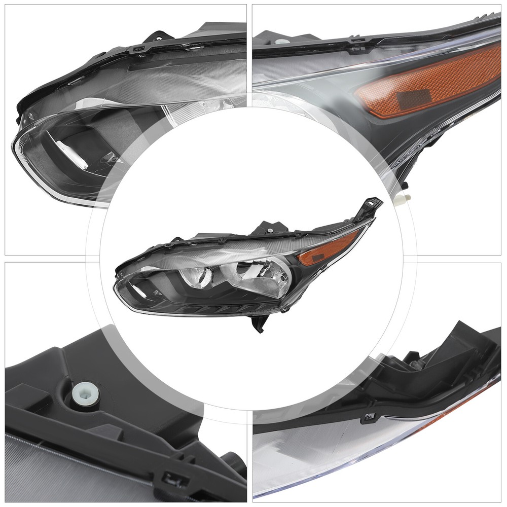 Halogen Headlight Driver Left Side Headlamp For Ford Transit Connect 2014-2018