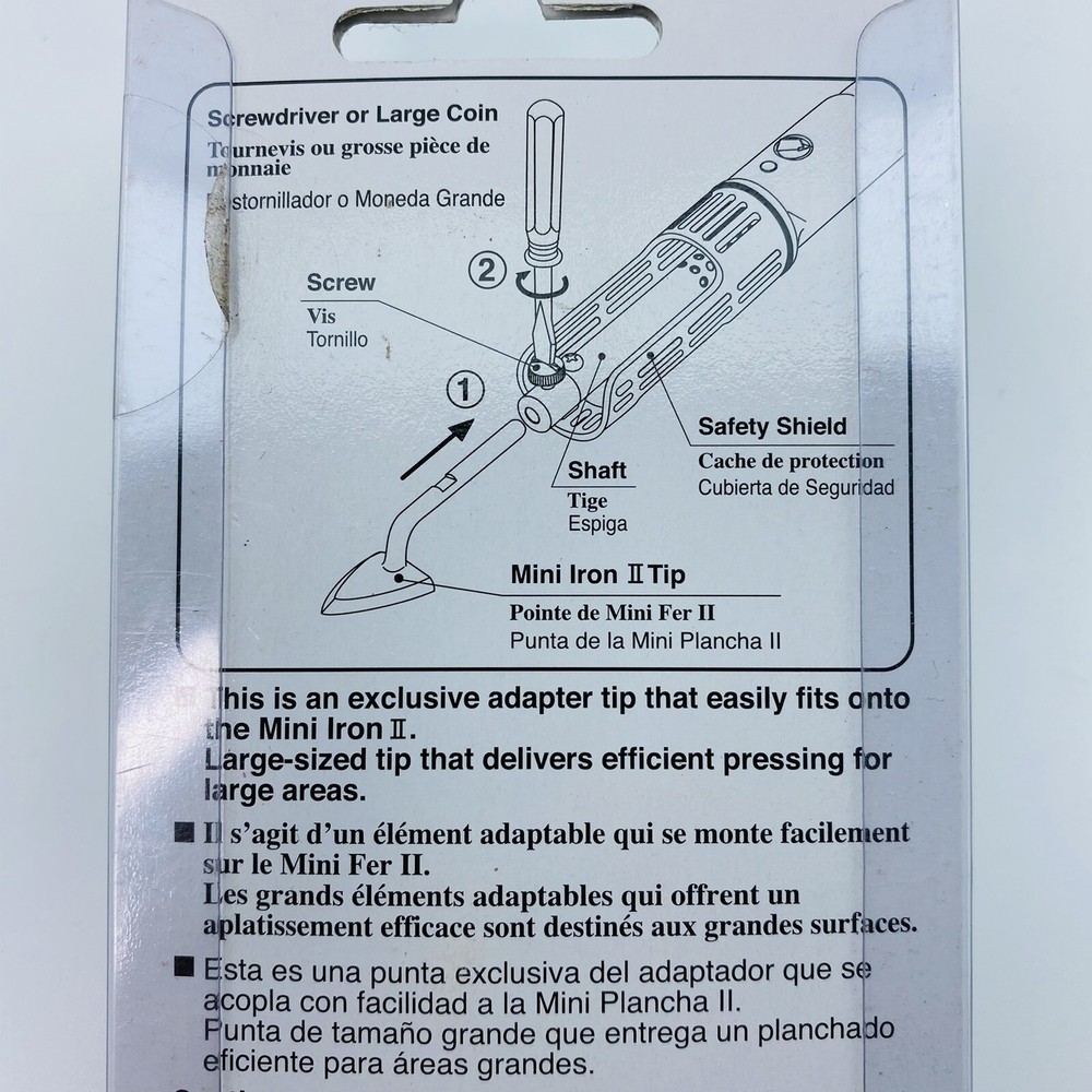 Clover Mini Iron II "The Adapter" Tip-Large