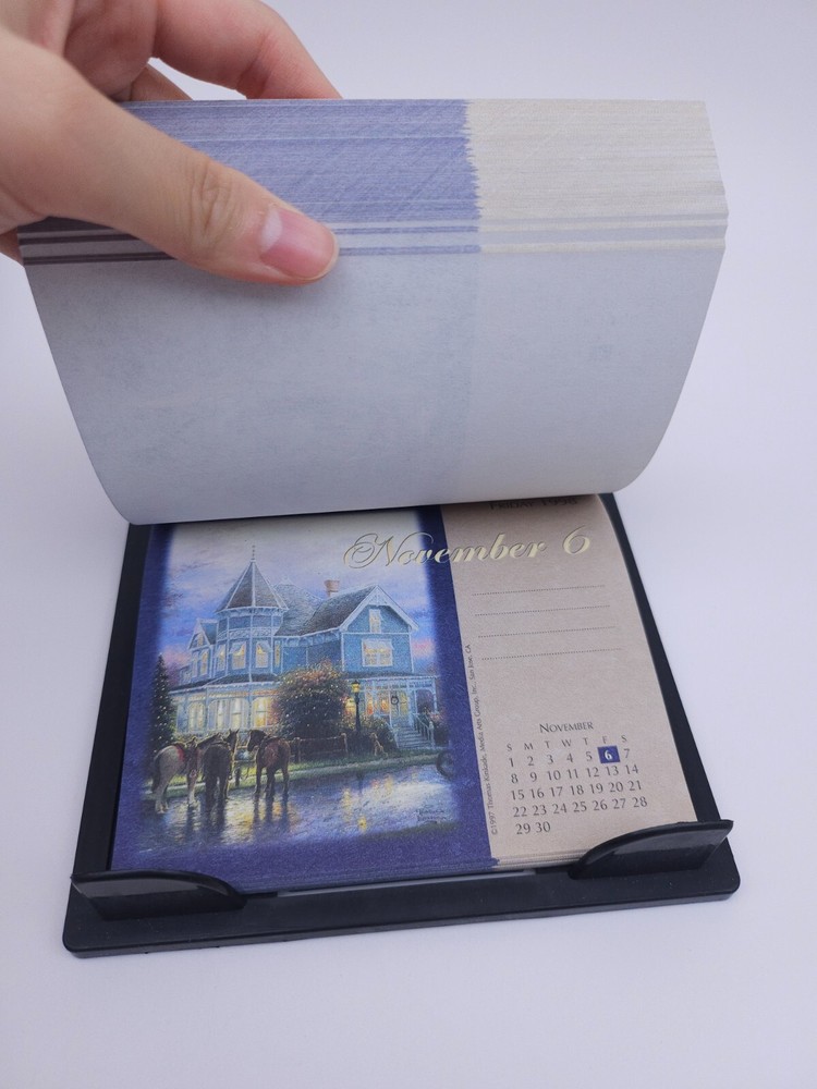 Thomas Kinkade Painter Of Light 1998 Scripture Calendar