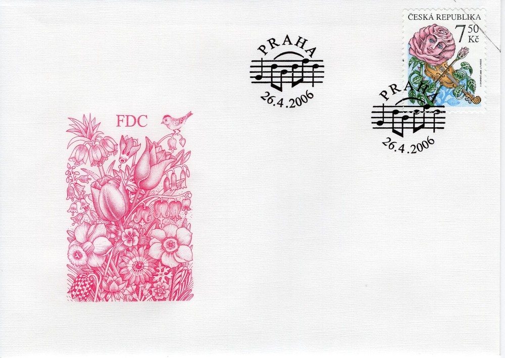 CZECH REPUBLIC  2006 Greeting Stamp  FDC5846