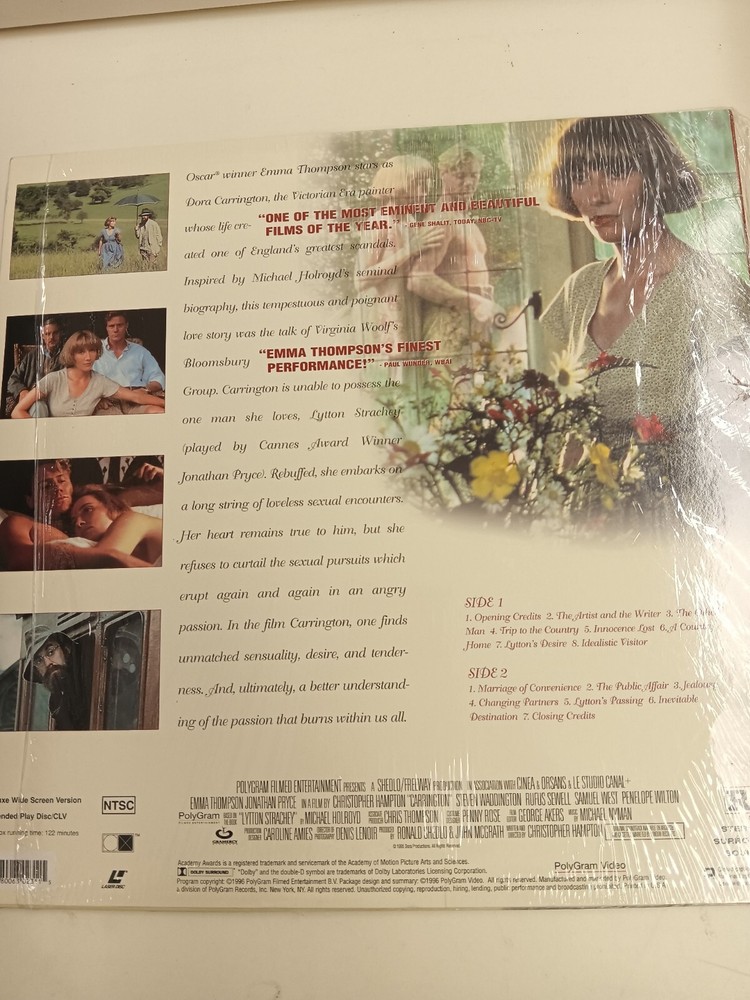 Carrington (Laserdisc, 1996)