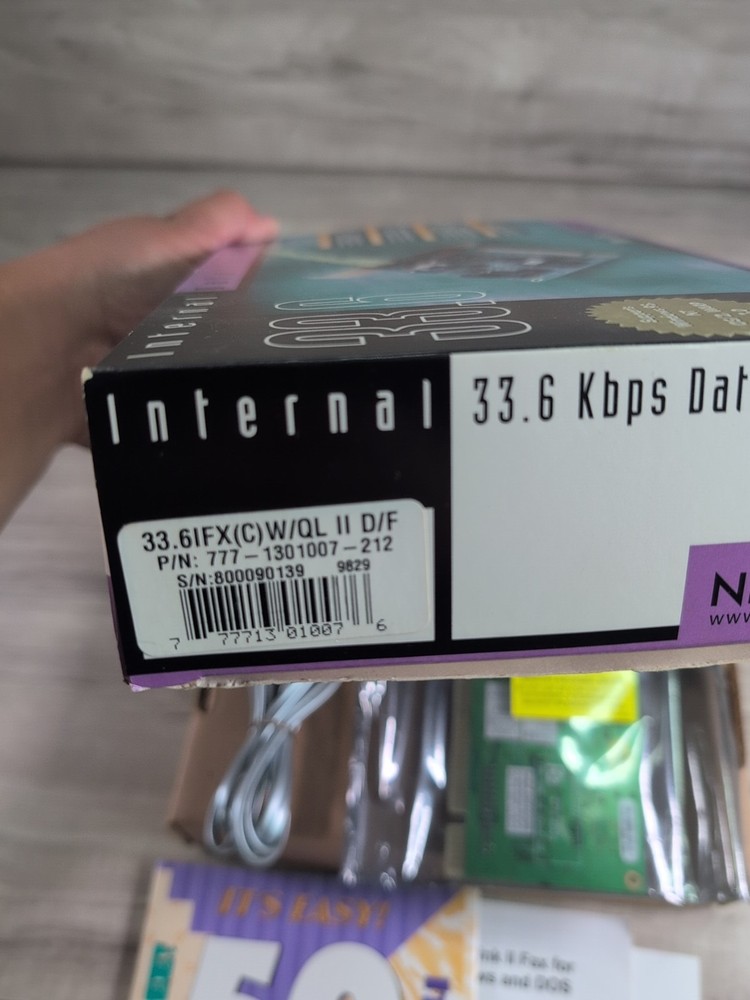 VINTAGE NEWCOM 33.6 Internal Data /Fax Modem " NEW OPEN BOX "