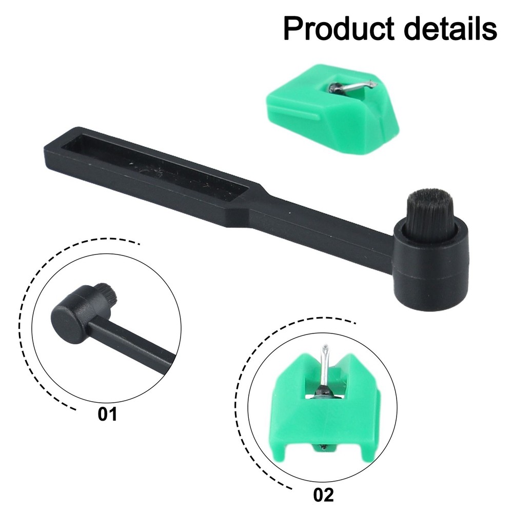 Essential ATVMN95E Turntable Needle Replacement with Maintenance Brush
