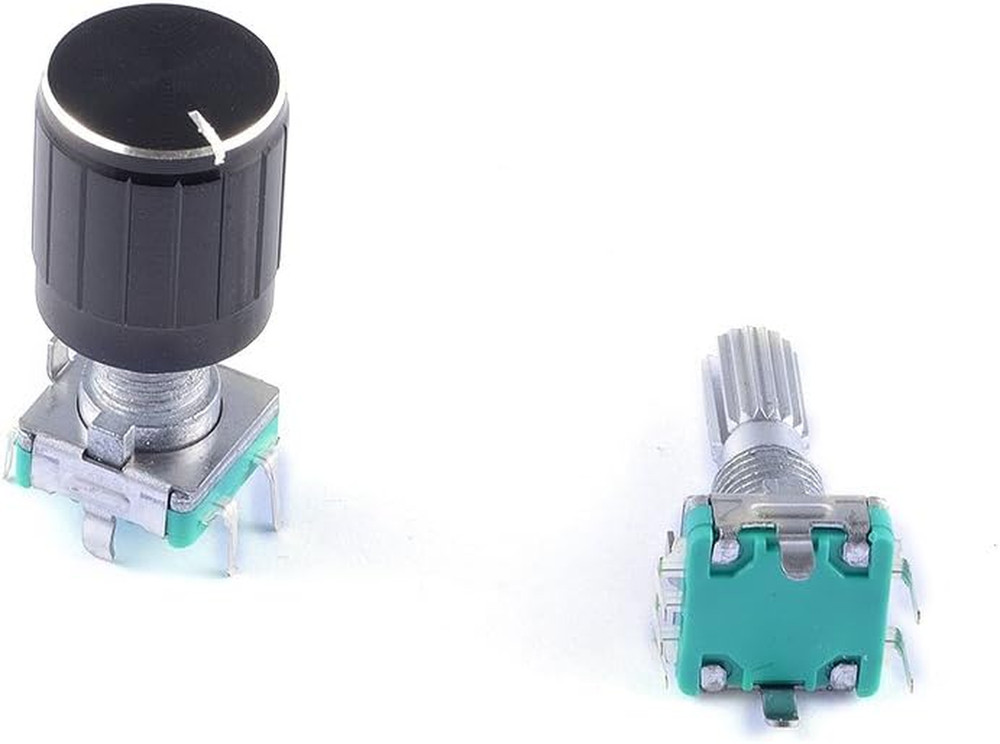 5Pcs 360 Degree Rotary Encoder Code Switch Digital Potentiometer with Push Butto