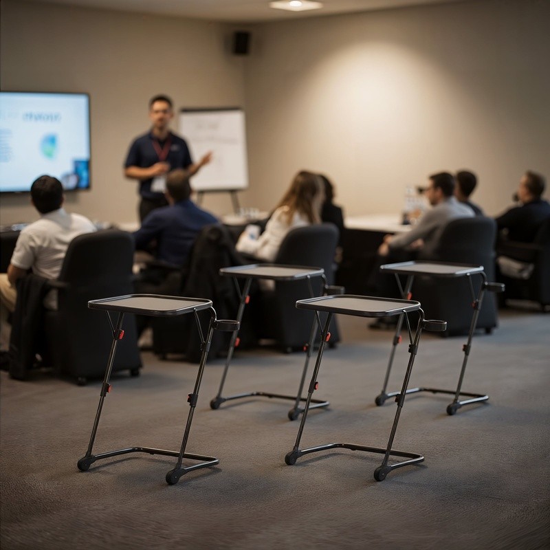 Adjustable Writing Desk Ergonomic Folding Study Table Portable Workstation New