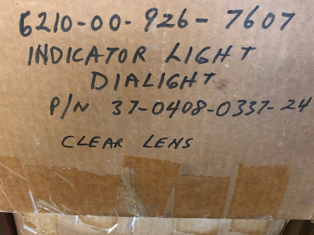 DIALIGHT INDICATOR PANEL PILOT LIGHT CLEAR LENS LOT OF 2