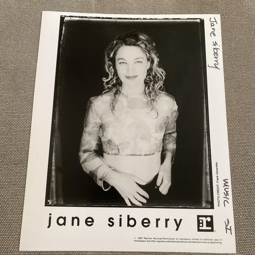 Jane Siberry Press Photo 8x10”. See Description.