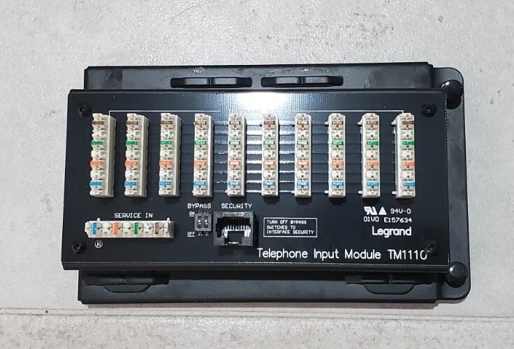 Legrand TM1110 10-Way IDC Telephone Input Module