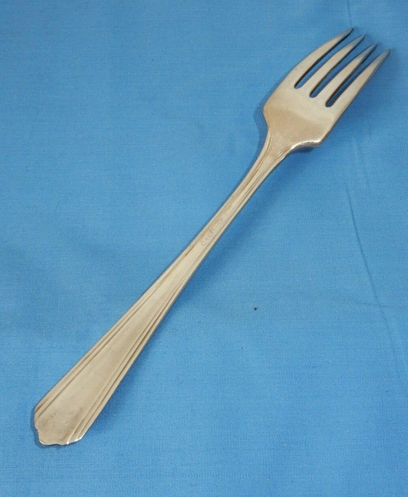 Rogers Oneida Silverplate 1930 Tempo Stoneleigh Dinner Fork