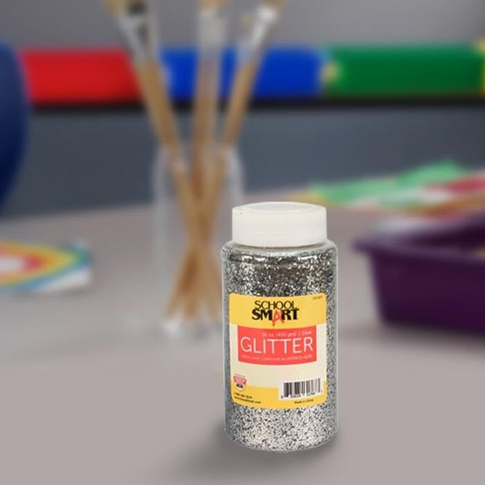 Craft Glitter 1 Pound Jar Silver