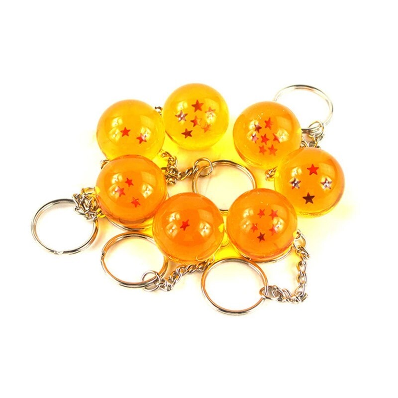 Dragon Ball Orange Keychans Set (7 Keychains)