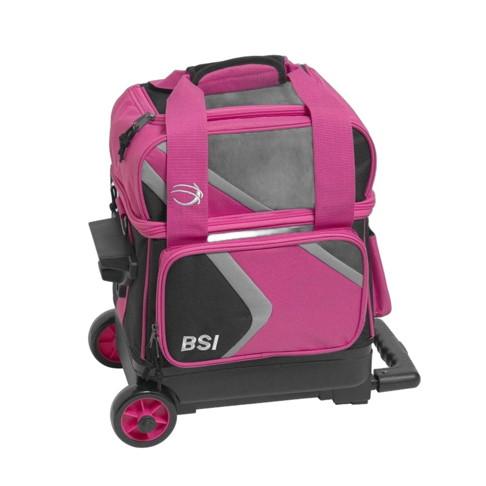 BSI Dash Single Roller Bowling Bag, Smooth-Rolling League Carry