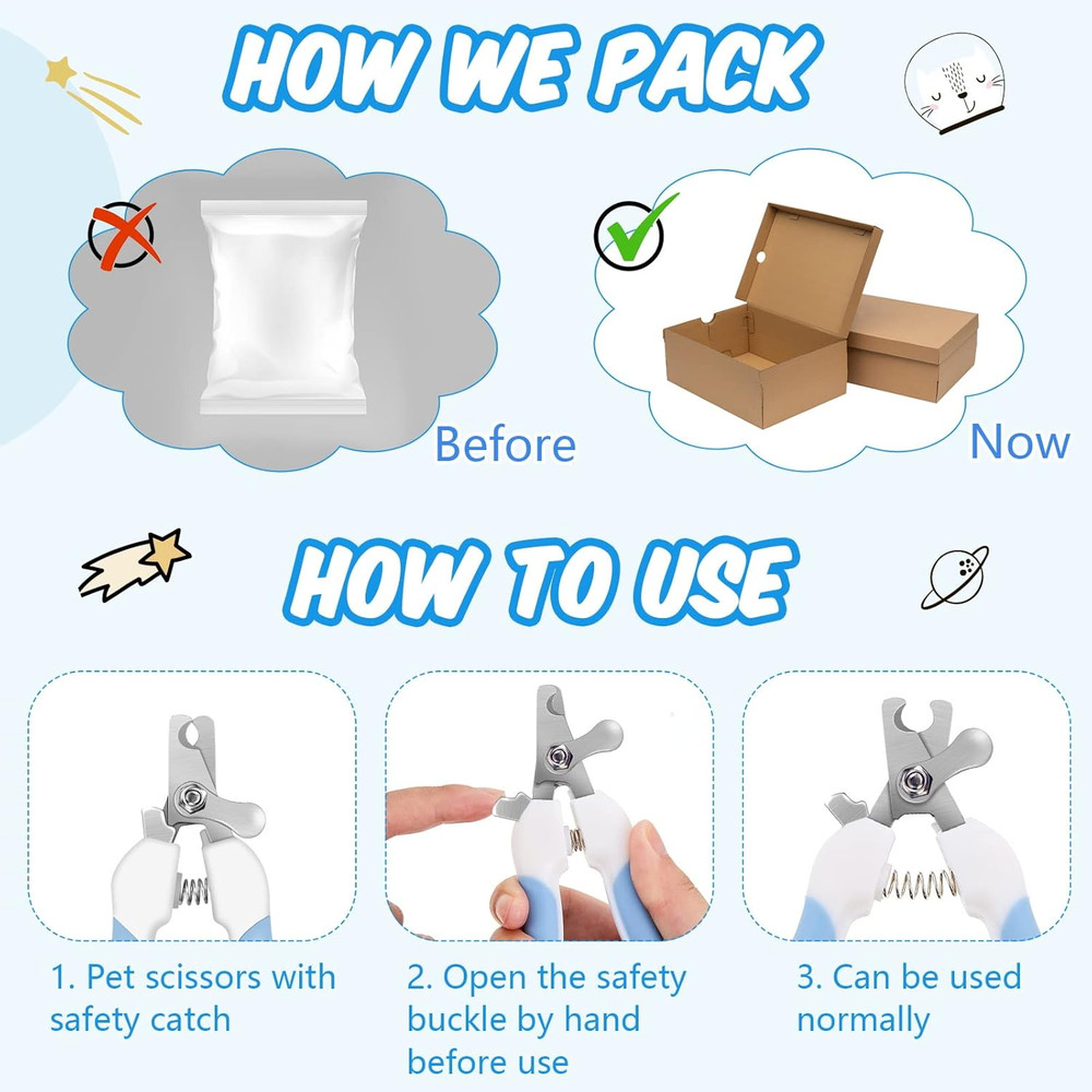 8 Pcs Cat Muzzle Set with Adjustable Cat Bathing Bag Breathable Clear Muzzle Pet