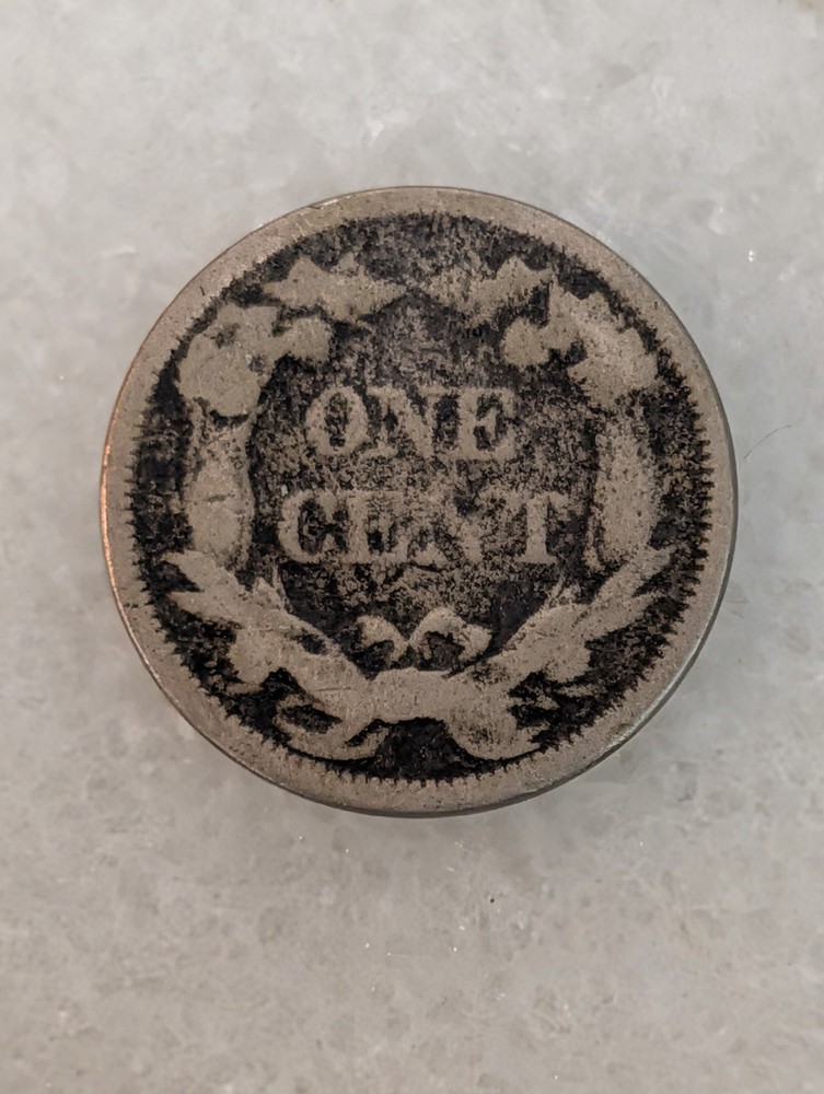 1858 Flying Eagle One Cent Coin