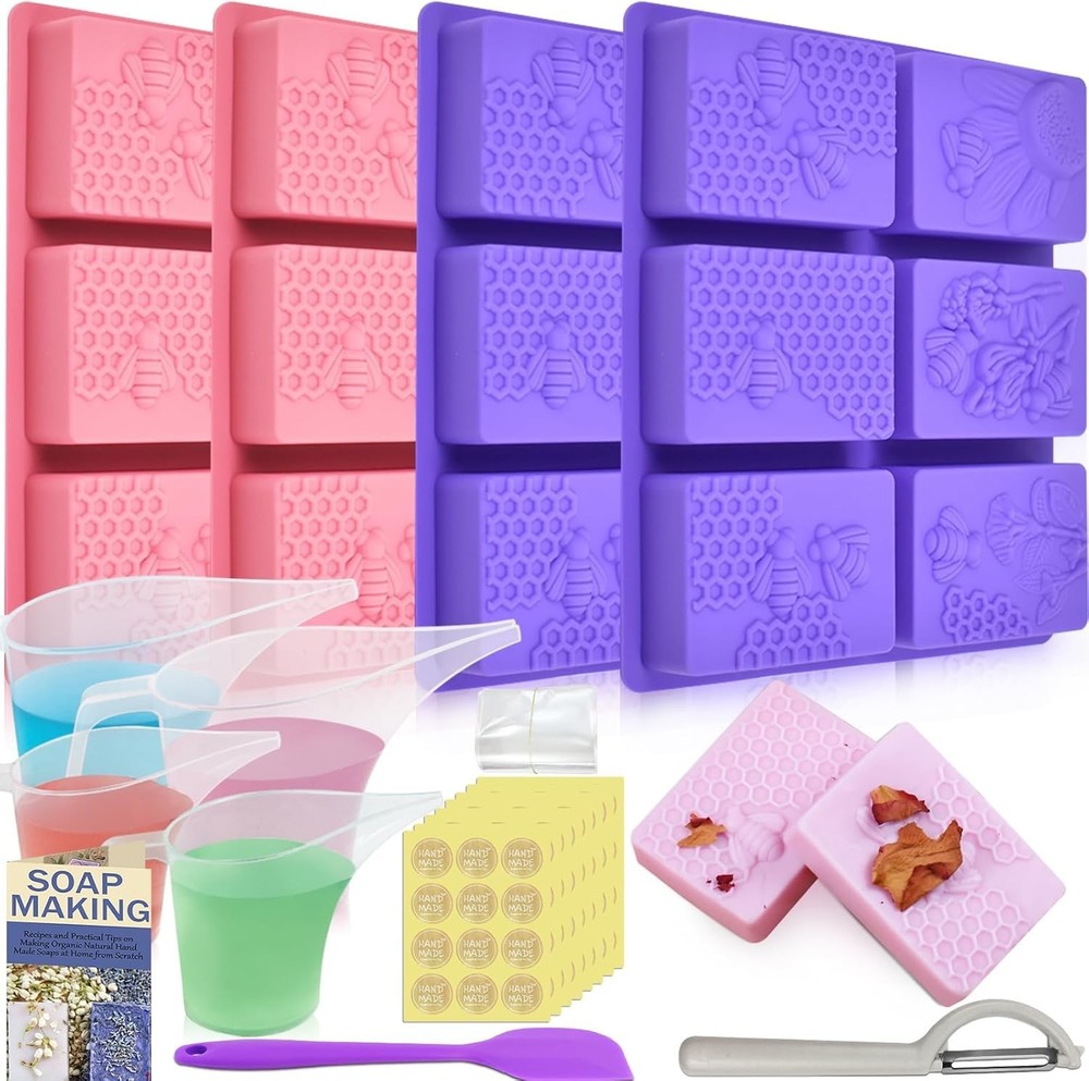 DIY Soap Making Kit – Molds, Measuring Tools & Packaging for Handmade Soaps - DI