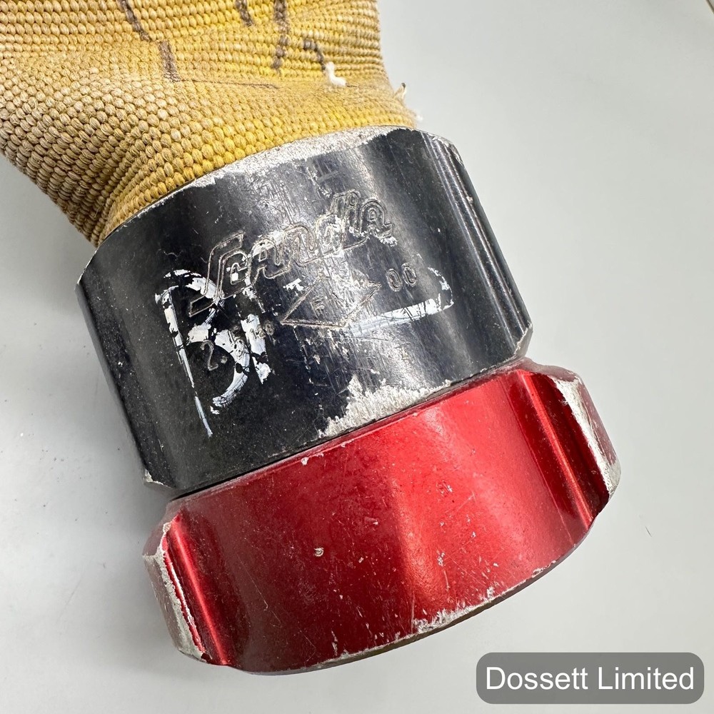 2-1/2" Fire Hose With 2-1/2" Threaded Coupling Yellow Canvas Industrial Fitting