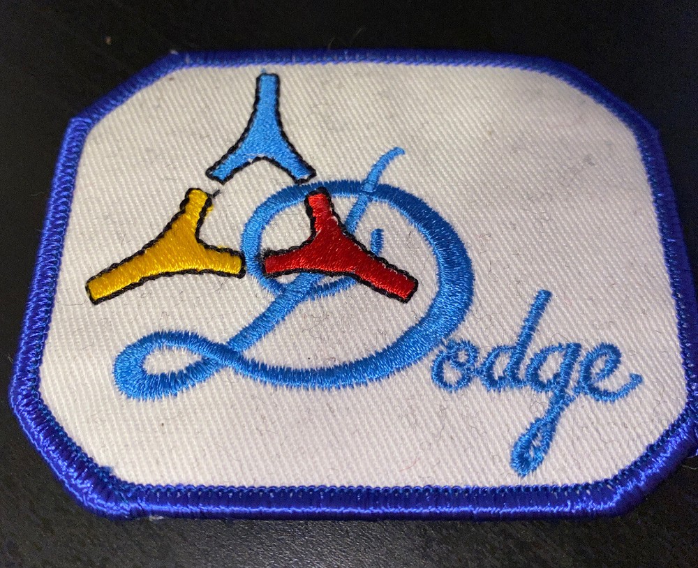 Never Used Dodge Iron On Patch Jacket Shirt Cap embroidered